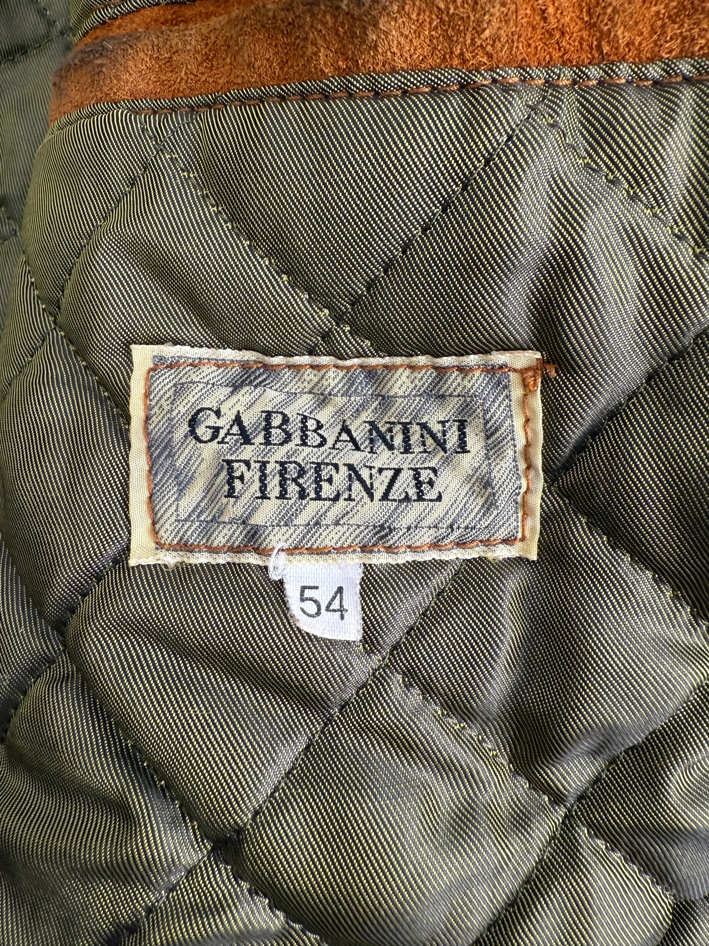 Giaccone in camoscio anni '80