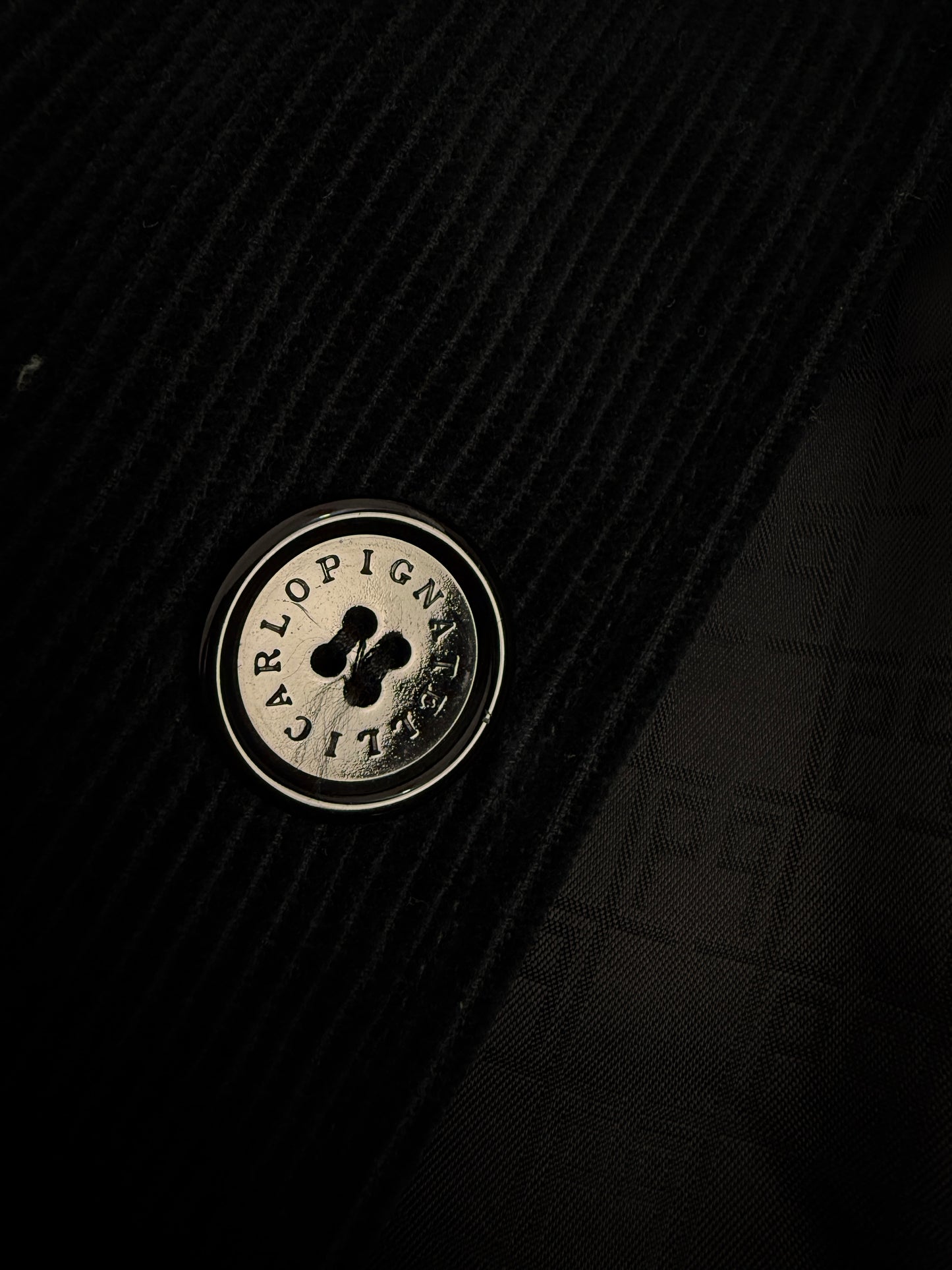 Cappotto Carlo Pignatelli in velluto a coste