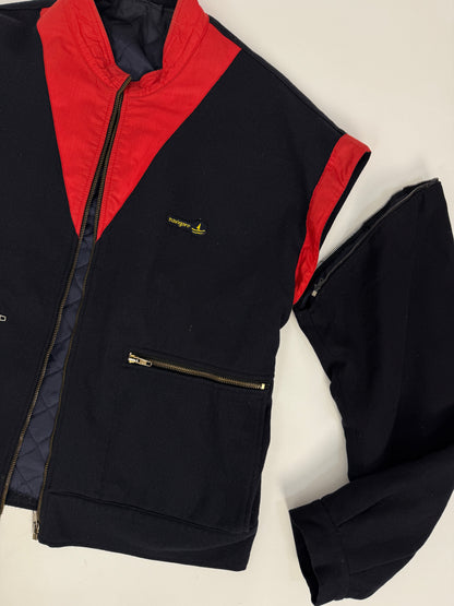 Giacca Navigare in lana anni '70 - maniche staccabili