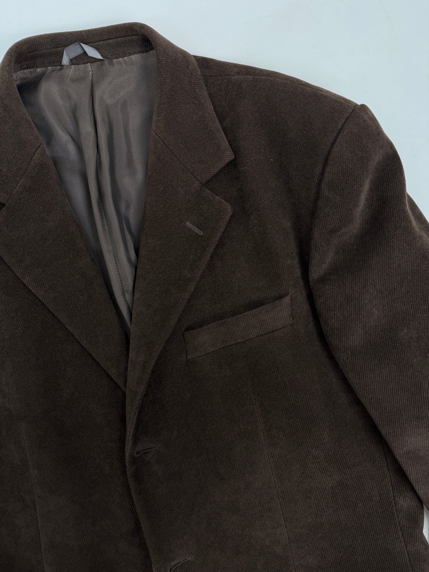 Giacca in velluto marrone anni '80