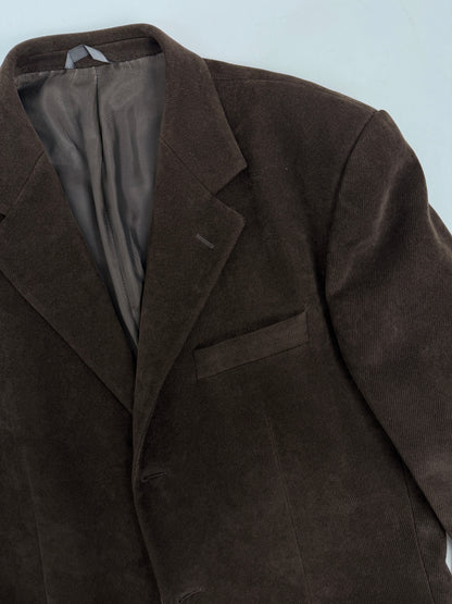 Giacca in velluto marrone anni '80