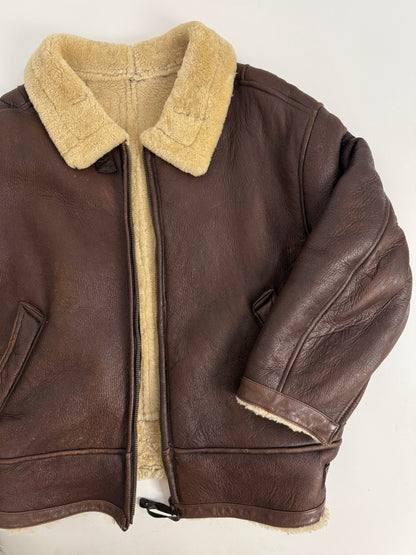 Giacca Aviazione Shearling anni '80