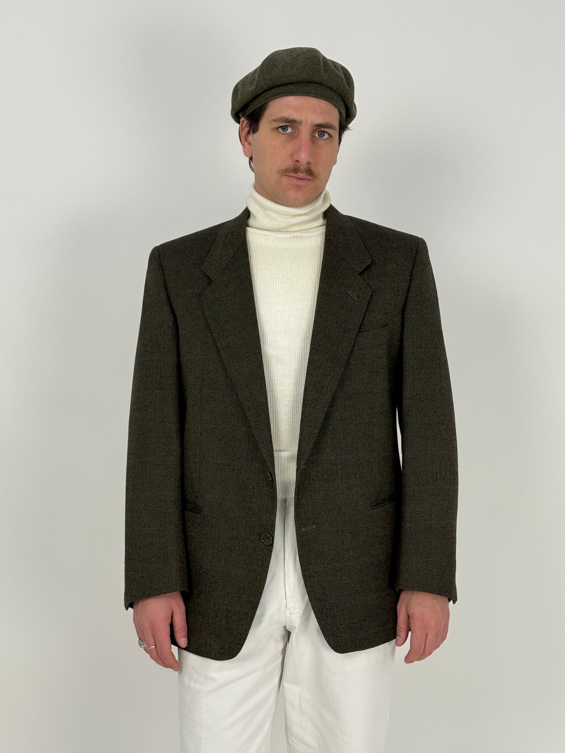 giacca-christian-dior-vintage-uomo-verde-e-nera