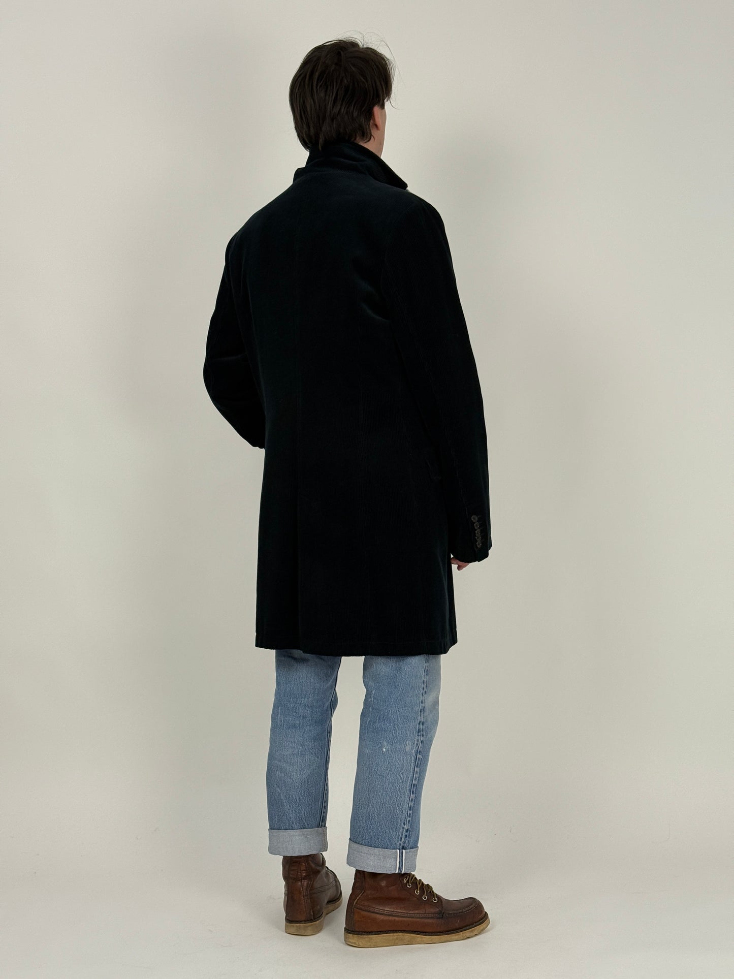 Cappotto Carlo Pignatelli in velluto a coste