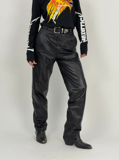 Pantaloni in vera pelle