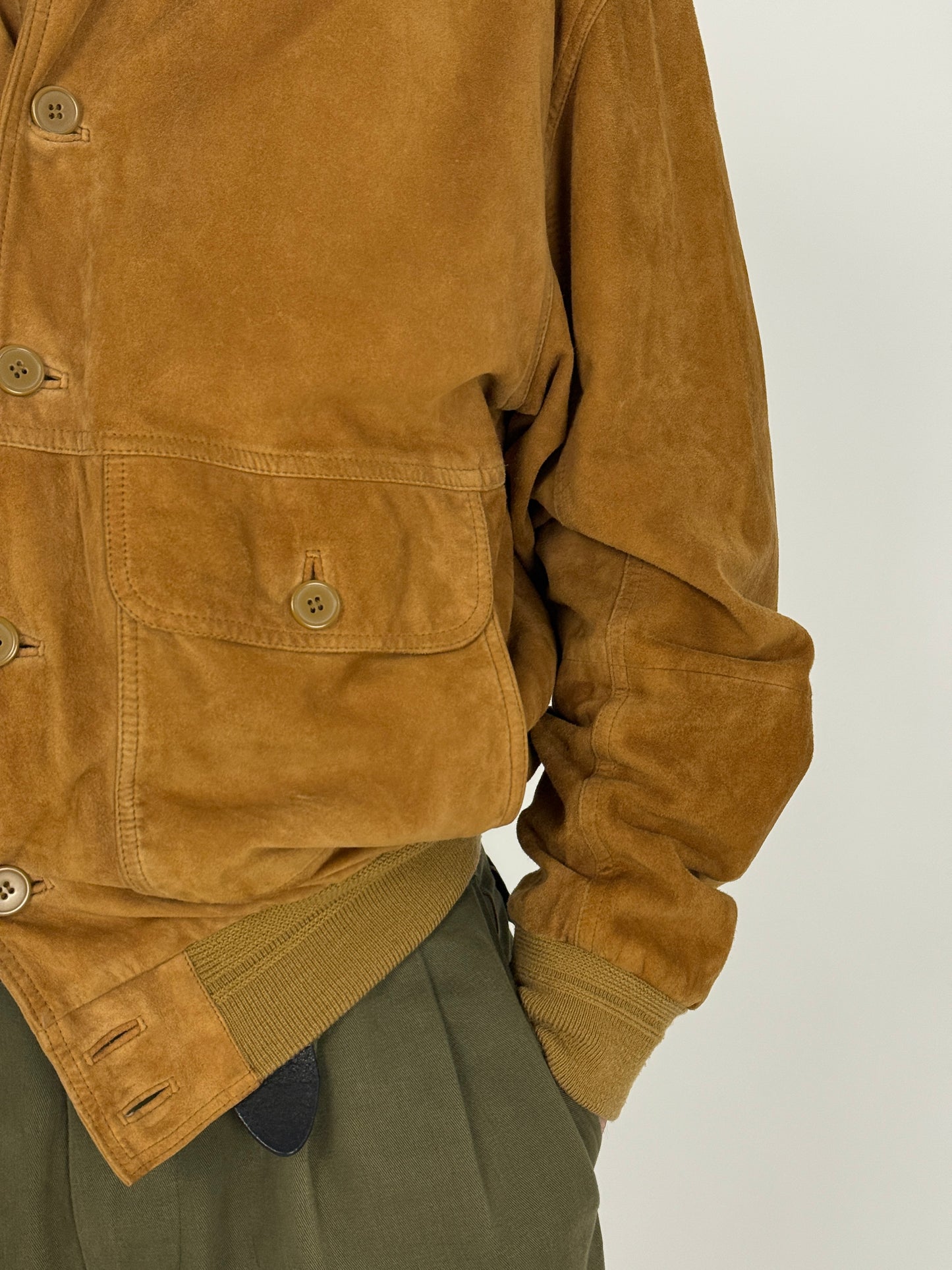 Giacca in camoscio Conbipel anni ’80