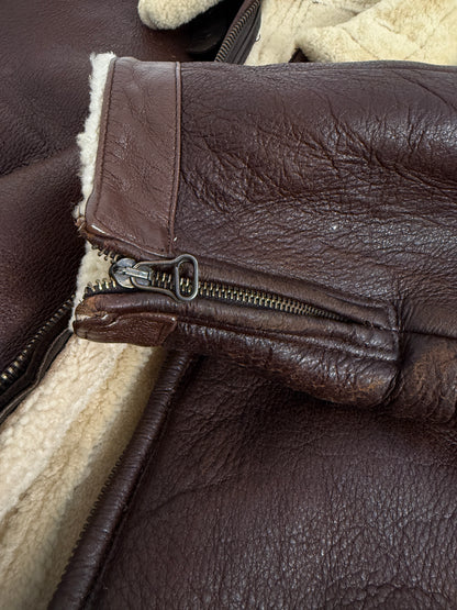 Giacca Aviazione Shearling anni '80