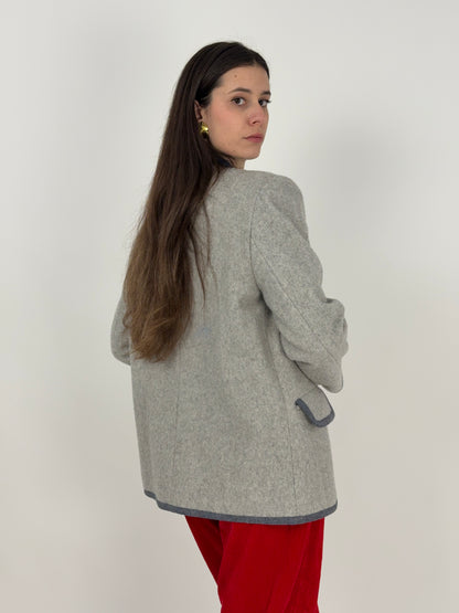 Giacca vintage in lana cotta