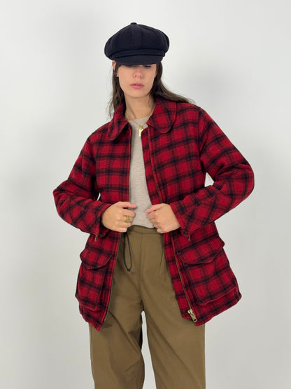 Giacca L.L.Bean in lana a quadri