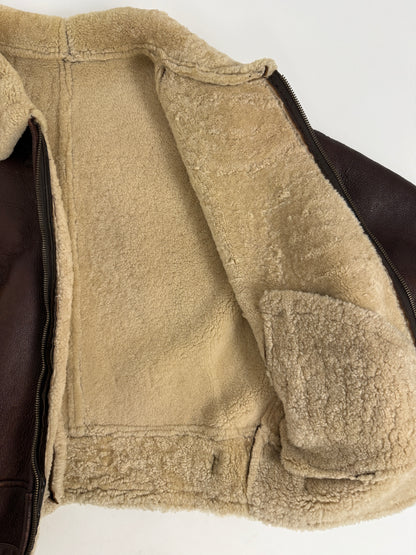 Giacca Aviazione Shearling anni '80