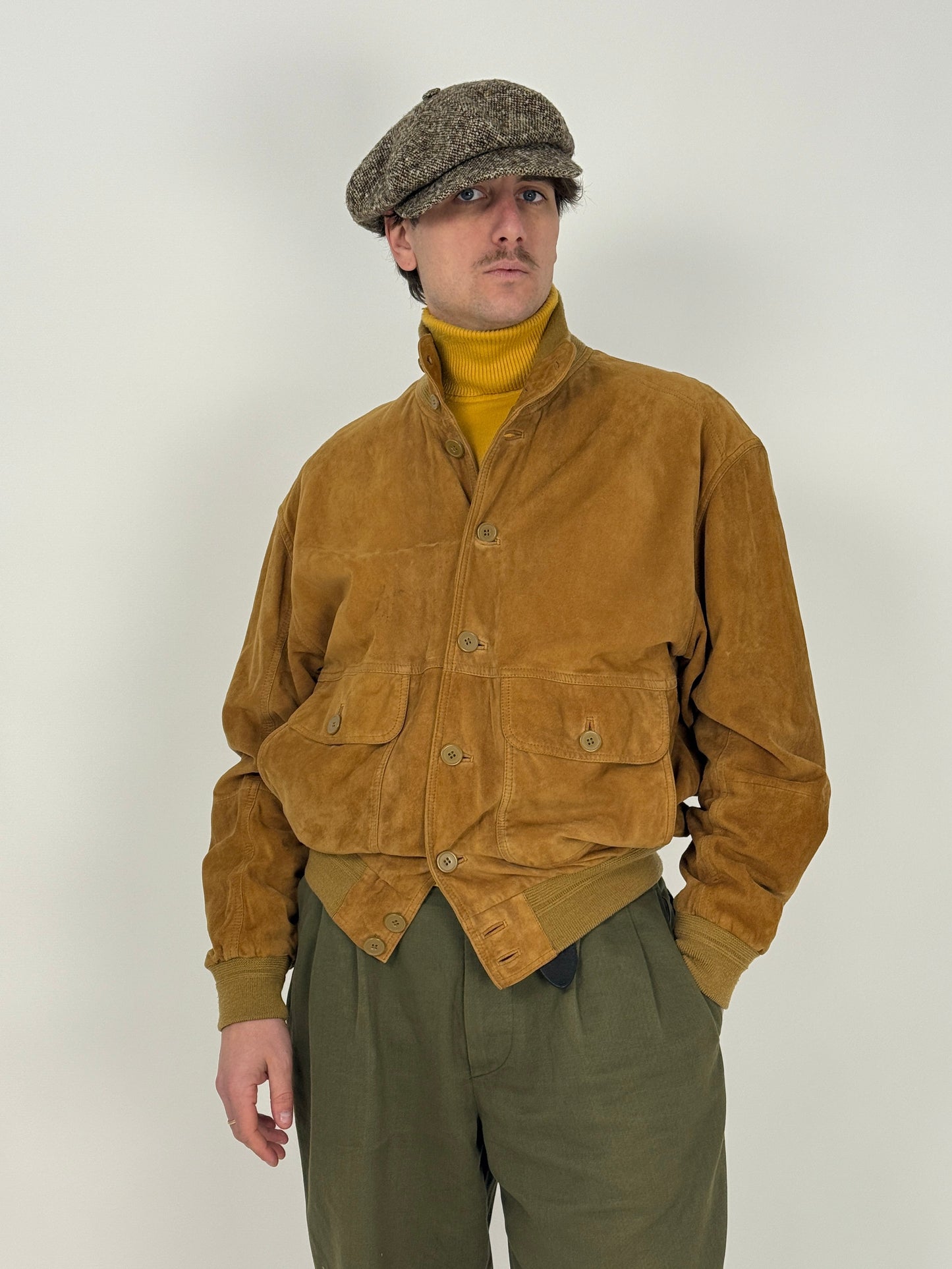 Giacca in camoscio Conbipel anni ’80