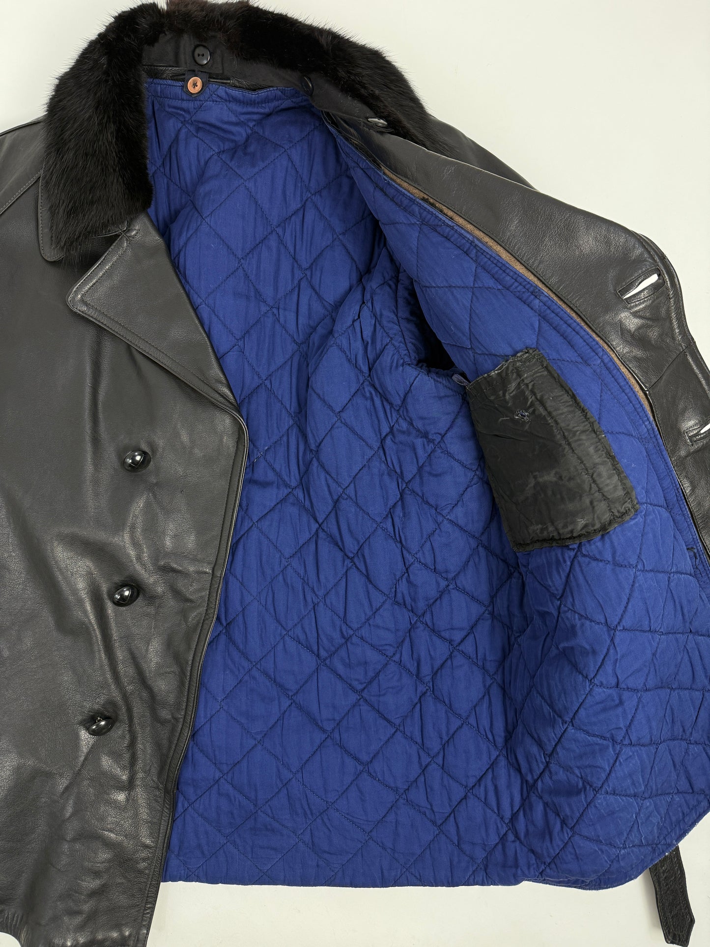 Cappotto in pelle Confezioni CAF anni '60