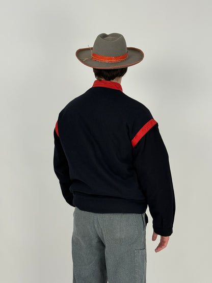 Giacca Navigare in lana anni '70 - maniche staccabili