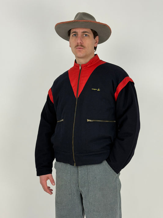 Giacca Navigare in lana anni '70 - maniche staccabili