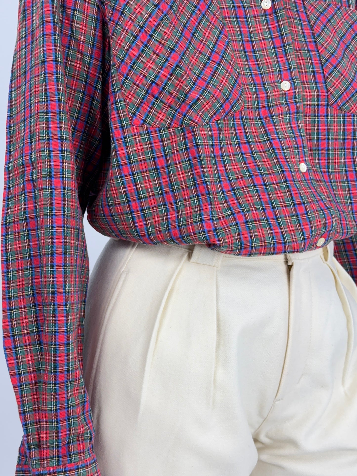 Camicia a quadri scozzese