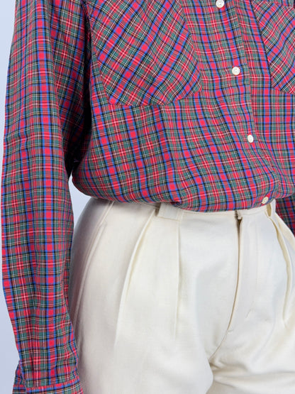 Camicia a quadri scozzese