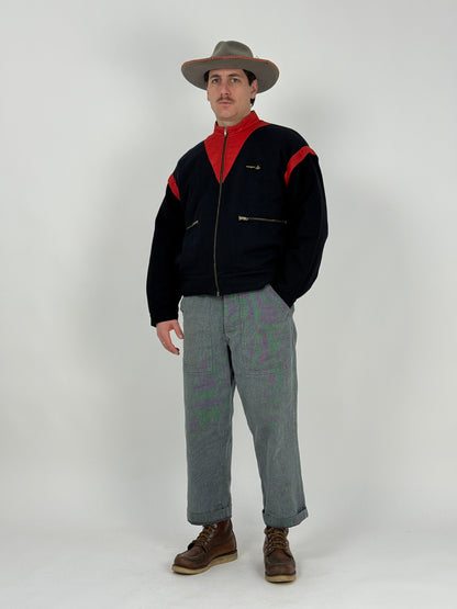 Giacca Navigare in lana anni '70 - maniche staccabili