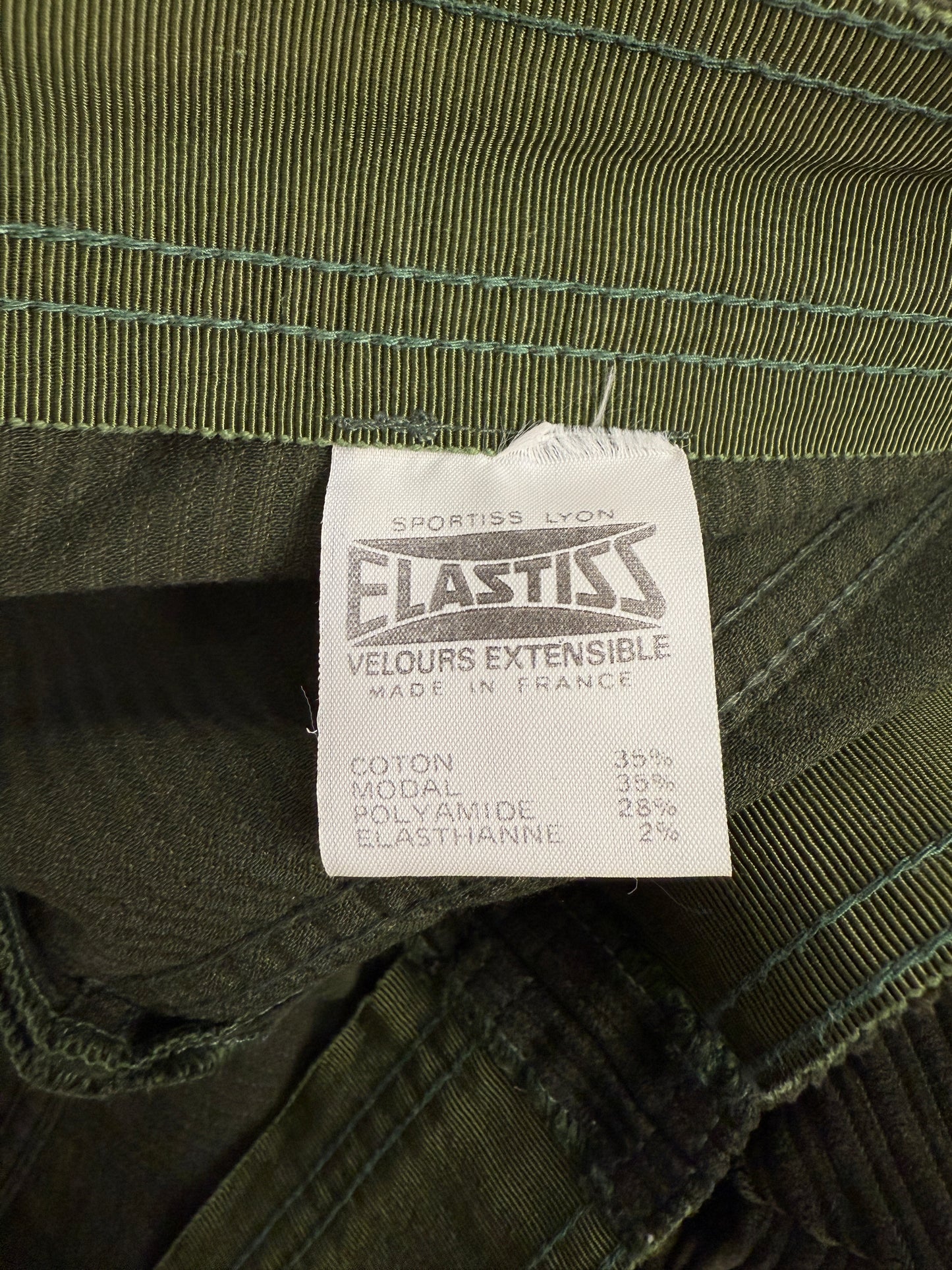 Pantaloni Colmar anni '80 in velluto a coste