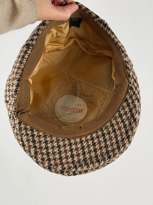 Coppola vintage in lana pied de poule