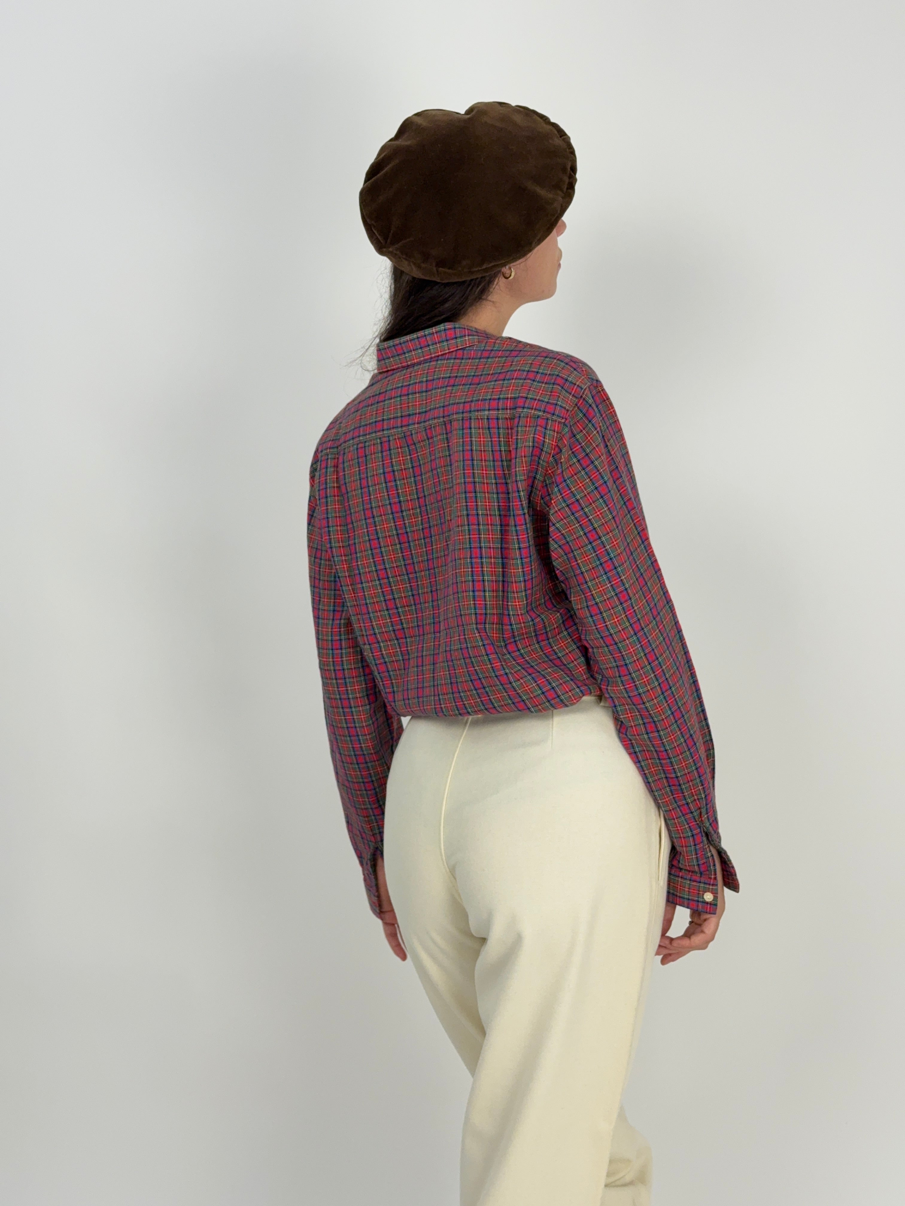 Camicia a quadri scozzese