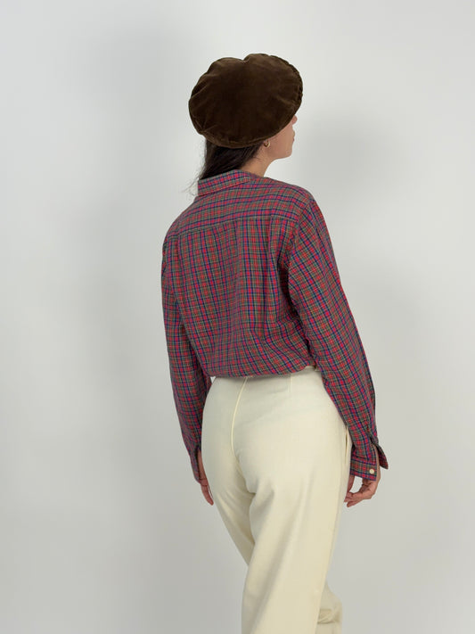 Camicia a quadri scozzese