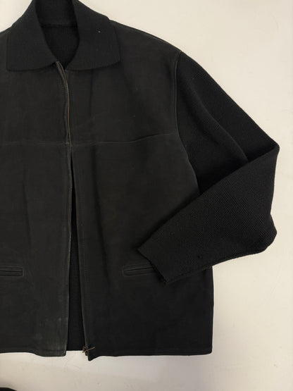 Giacca Stewart in camoscio e maglia