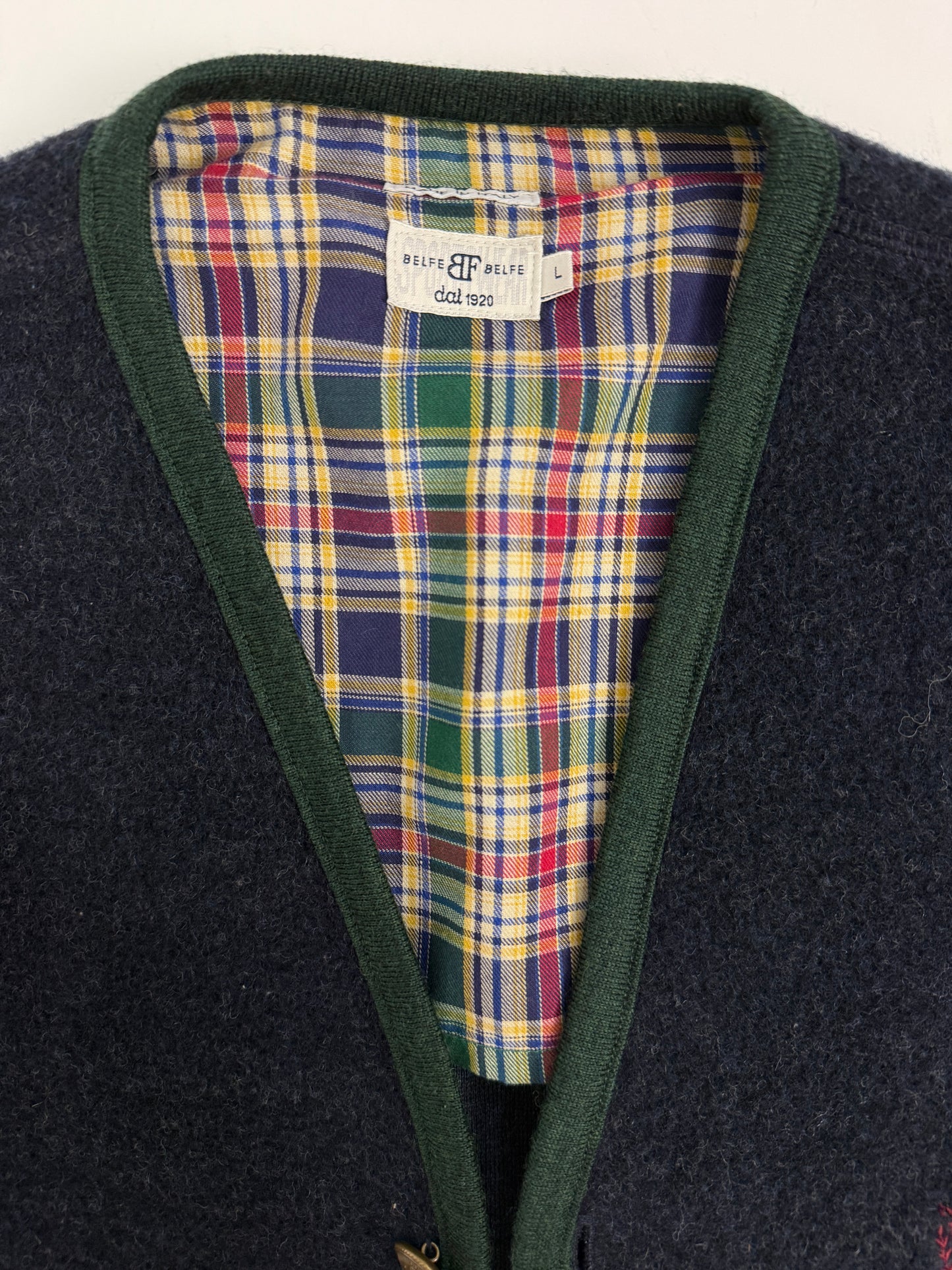 Gilet Belfe in lana anni '90