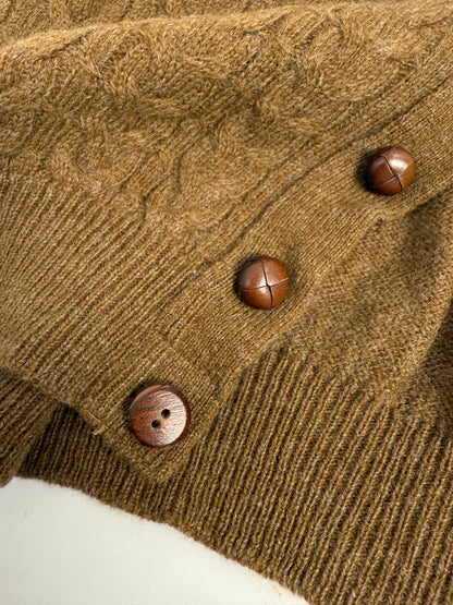 Cardigan Benetton anni ’80 in Pura Lana Shetland