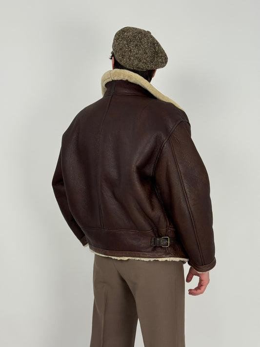 Giacca Aviazione Shearling anni '80