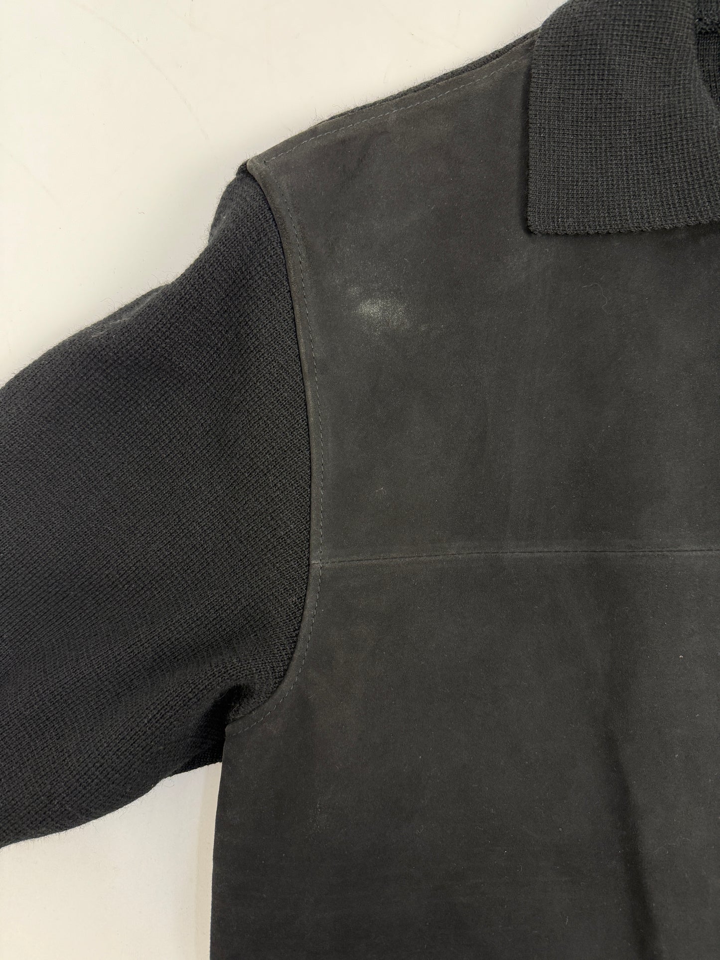 Giacca Stewart in camoscio e maglia