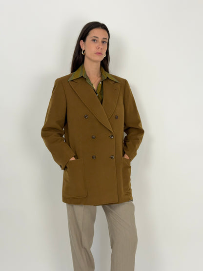 Cappotto doppiopetto in puro cashmere vintage