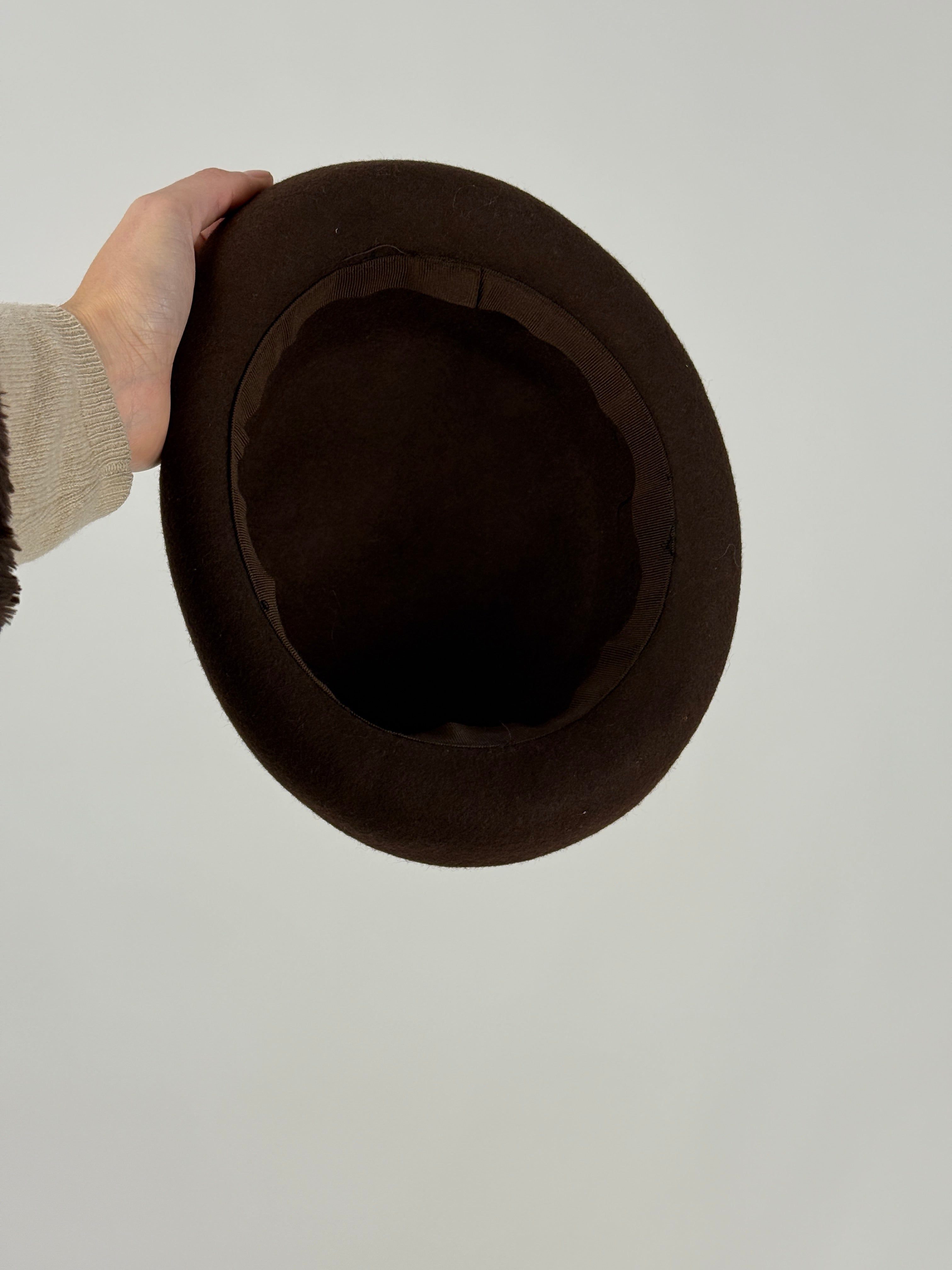 Bombetta in feltro vintage