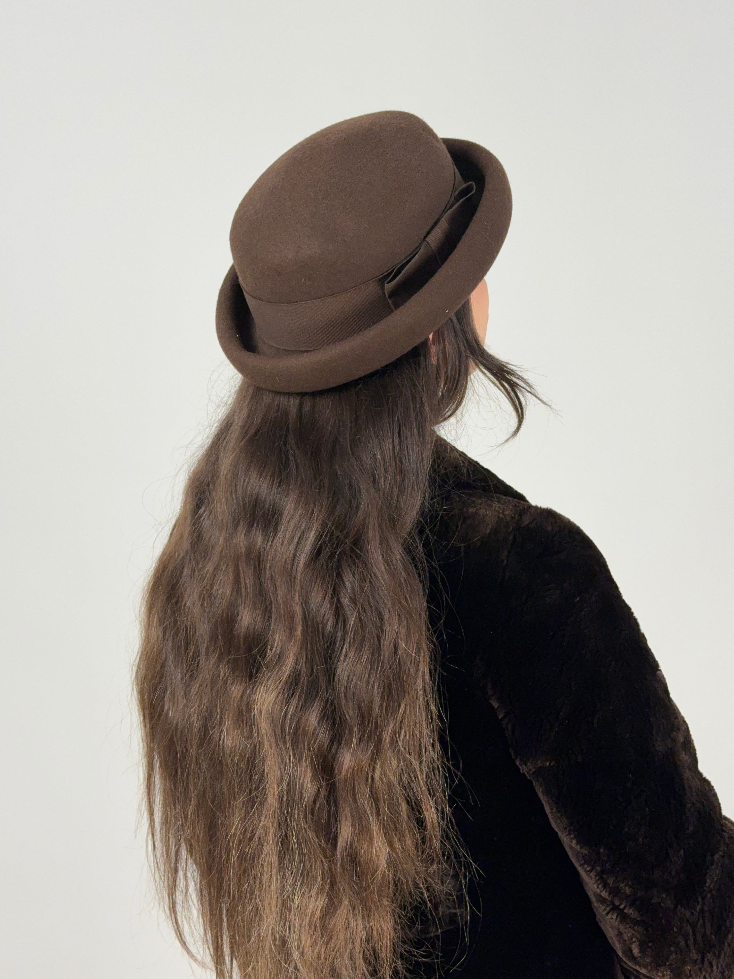 Bombetta in feltro vintage