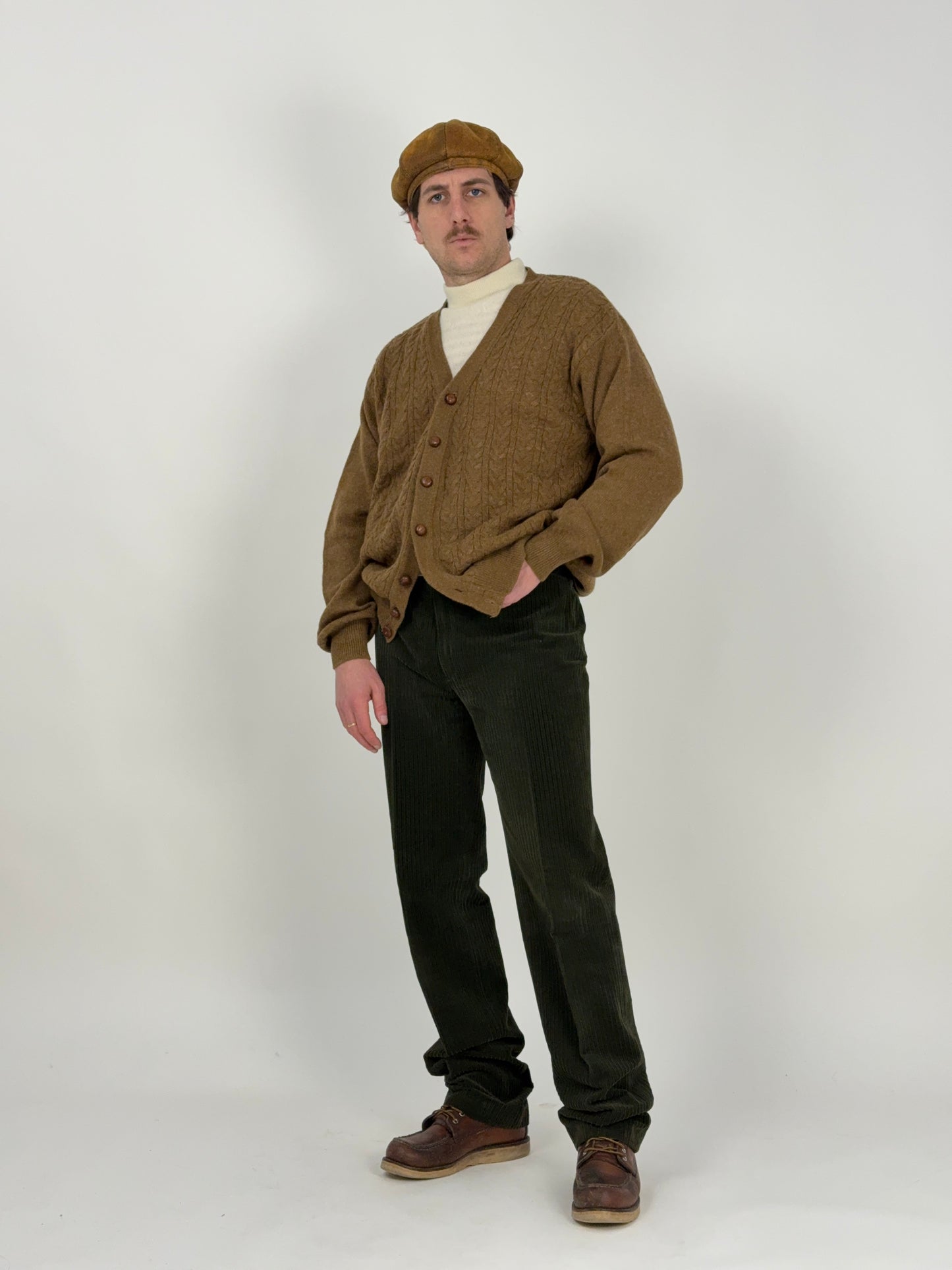 Cardigan Benetton anni ’80 in Pura Lana Shetland