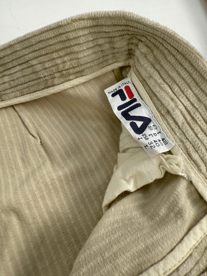 Pantaloni Fila in velluto a coste