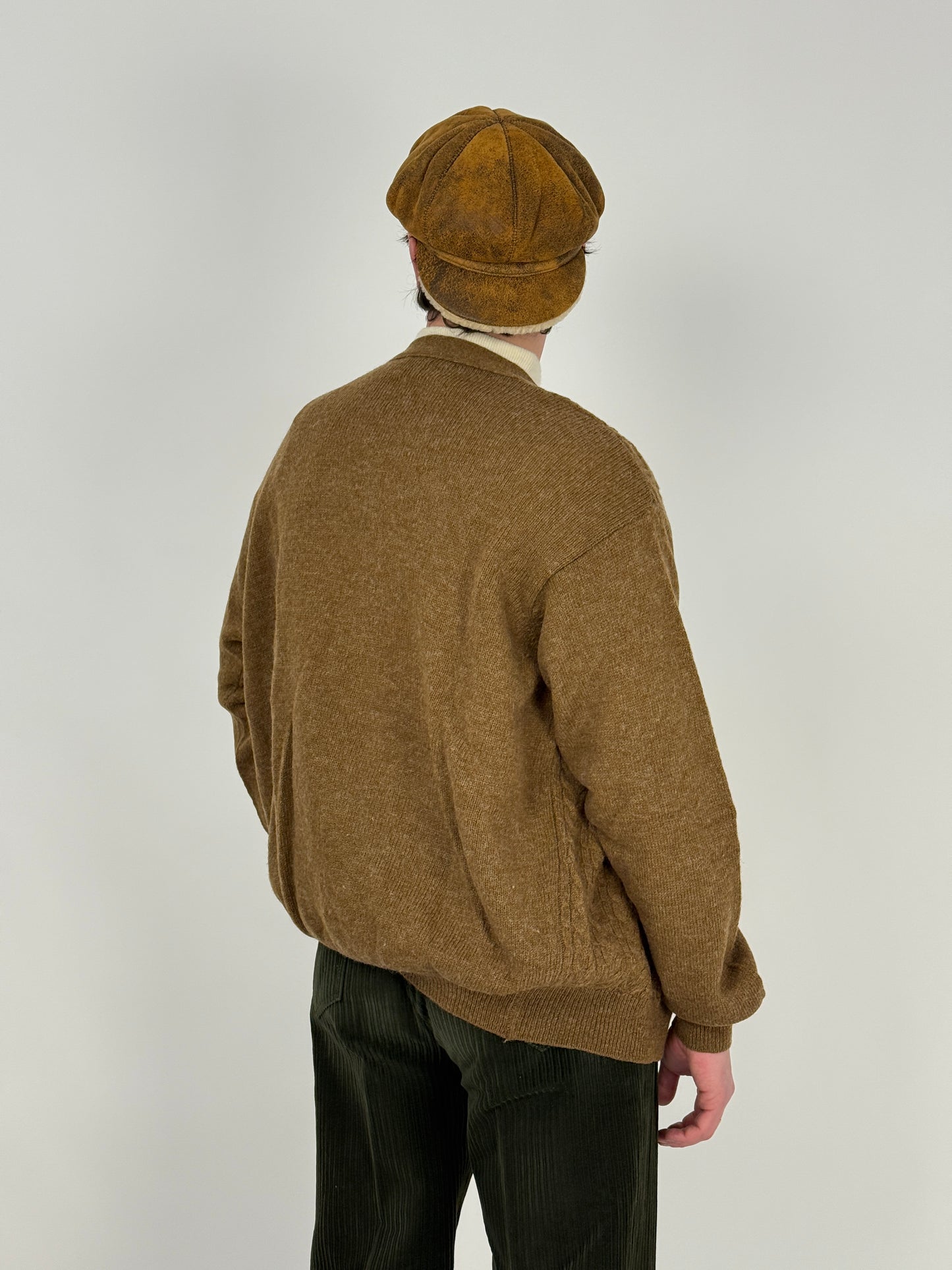 Cardigan Benetton anni ’80 in Pura Lana Shetland