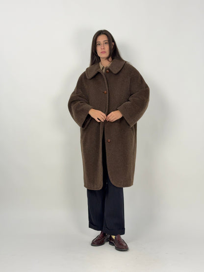 Cappotto in lana spazzolata anni ’70