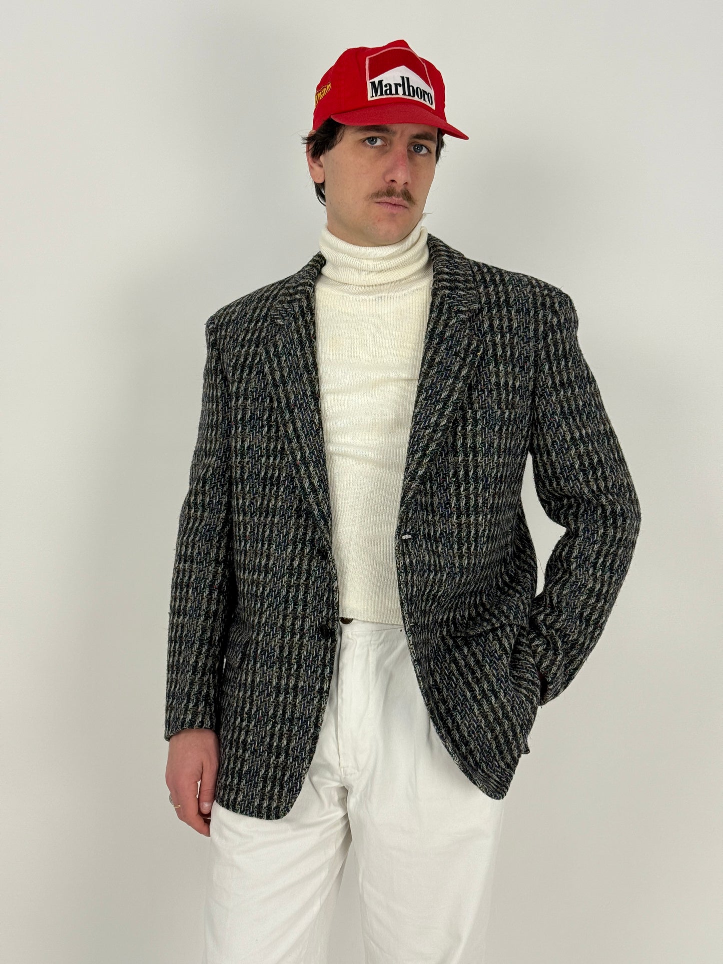 Giacca tweed anni '80