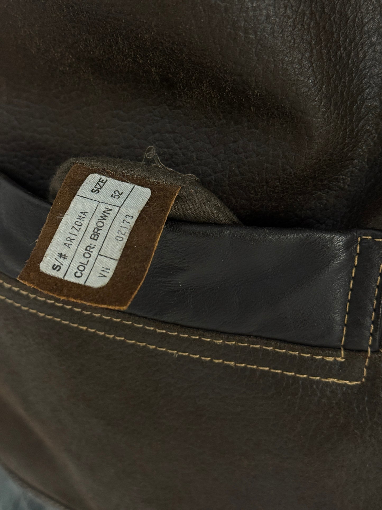 Gilet in pelle imbottito shearling - Made in Korea