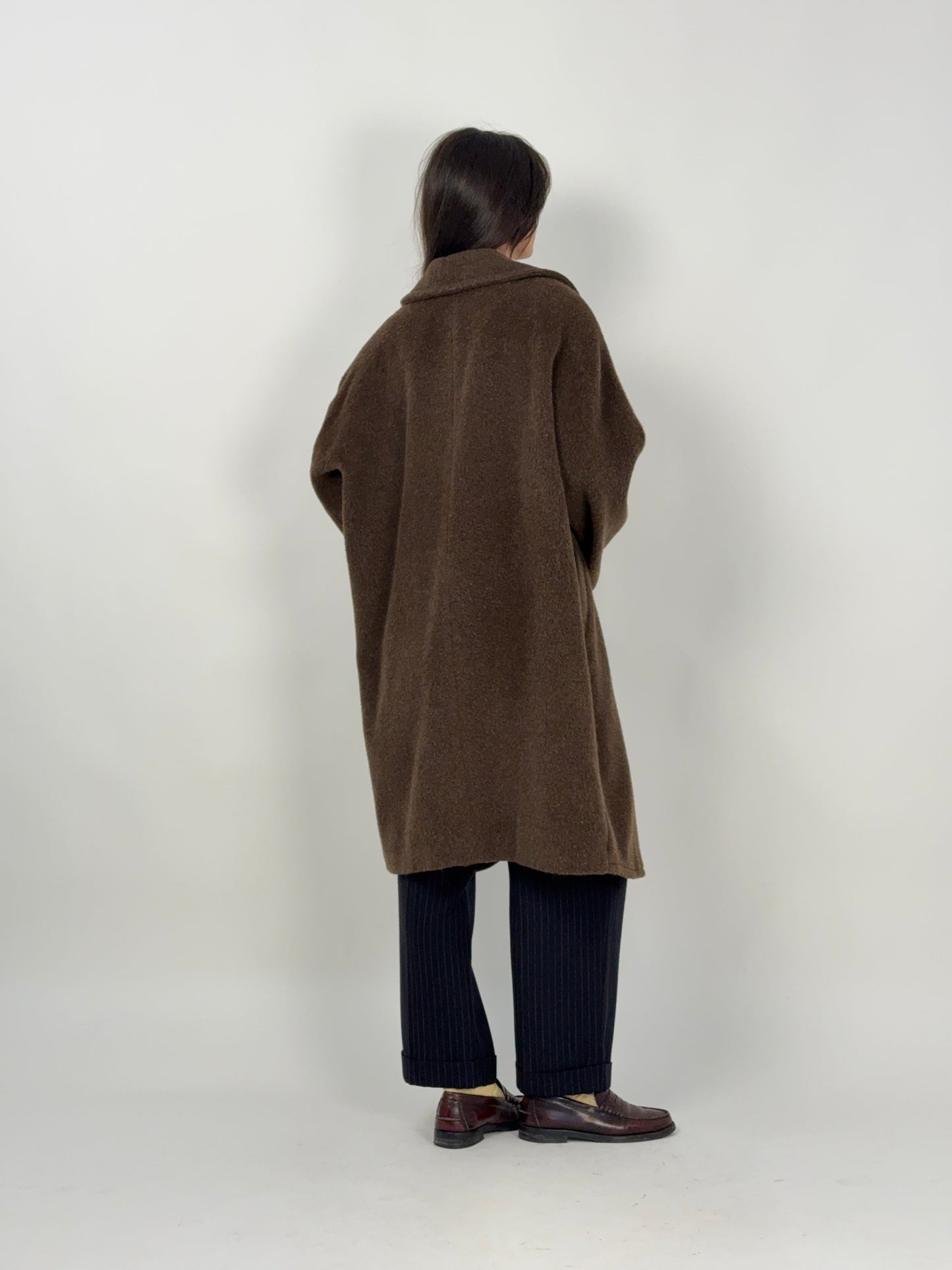 Cappotto in lana spazzolata anni ’70