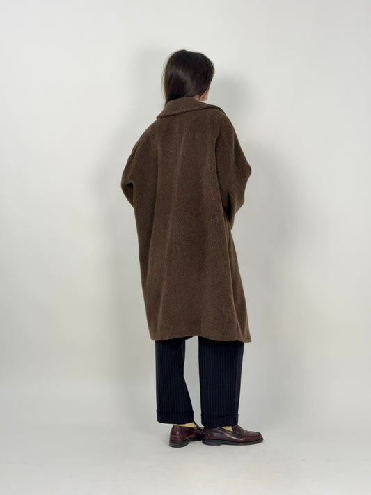 Cappotto in lana spazzolata anni ’70