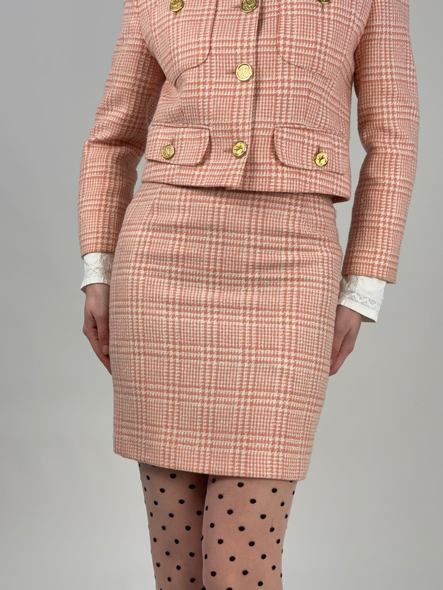 Completo C’EST COMME ÇA - Giacca bouclé e gonna