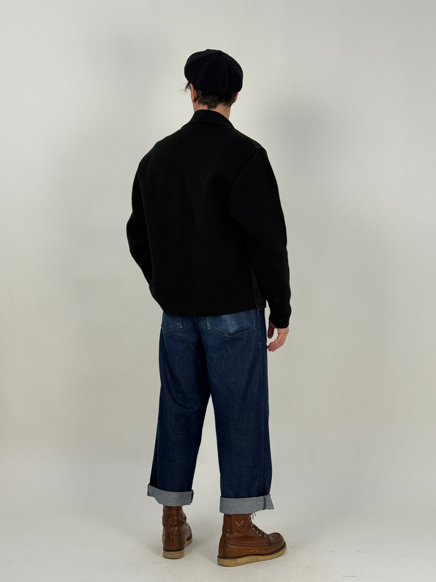 Giacca Stewart in camoscio e maglia