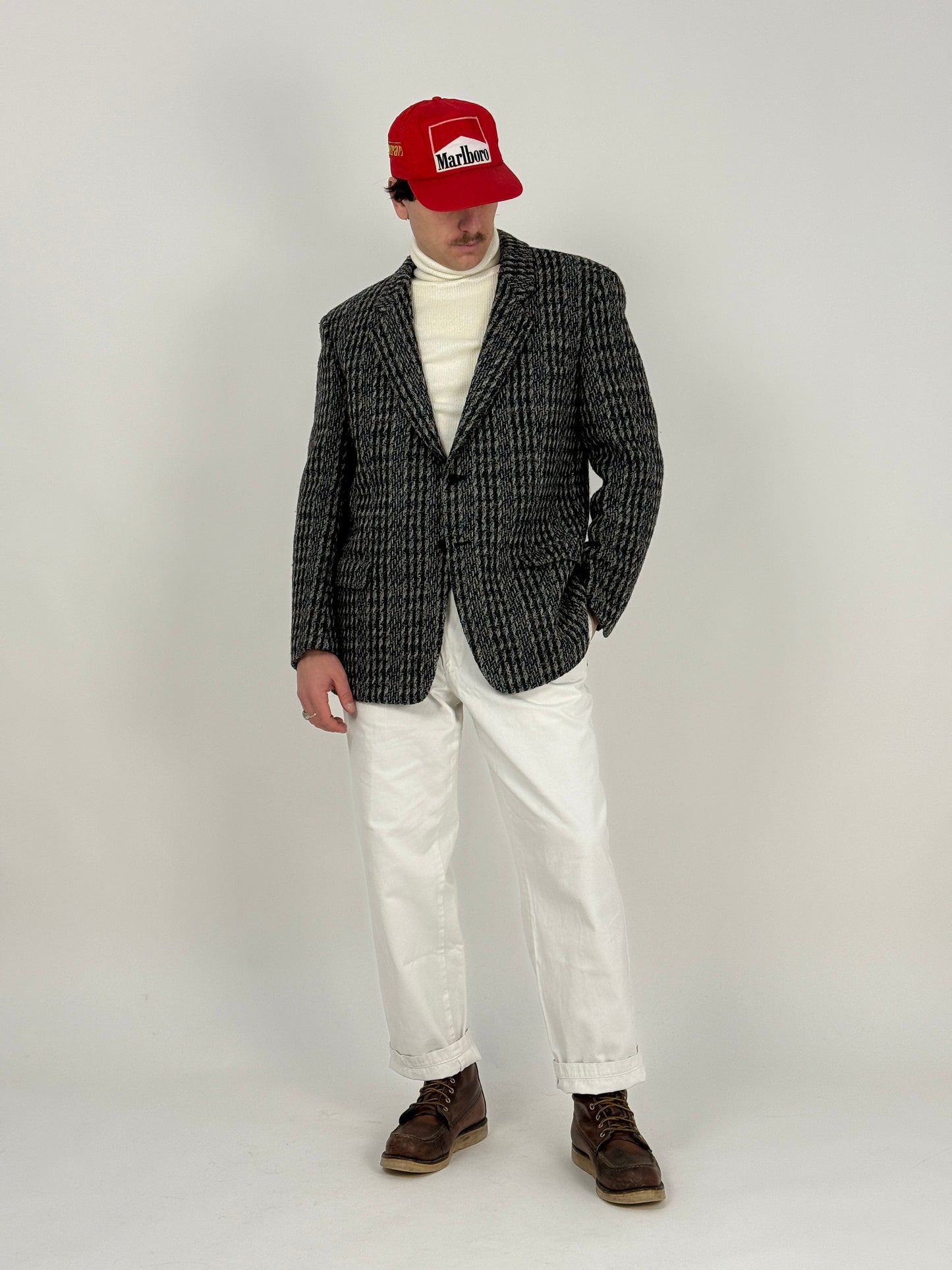 Giacca tweed anni '80
