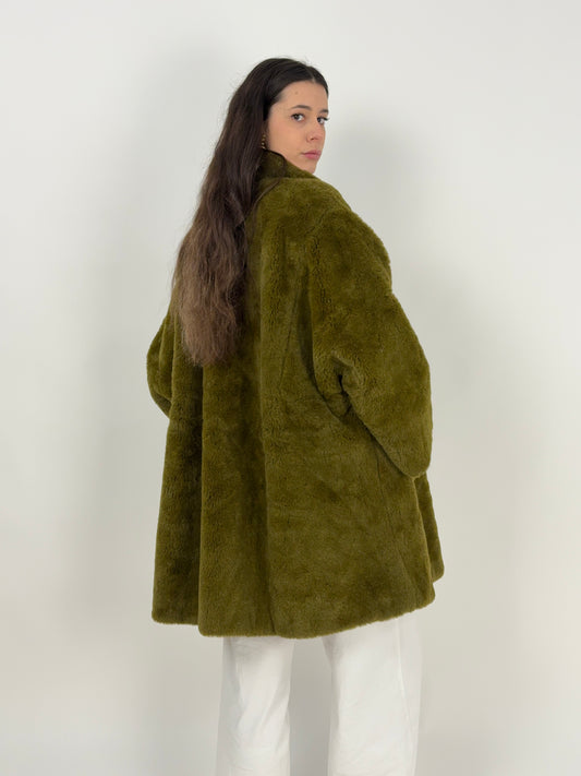 Cappotto ecopelliccia anni ’70/’80