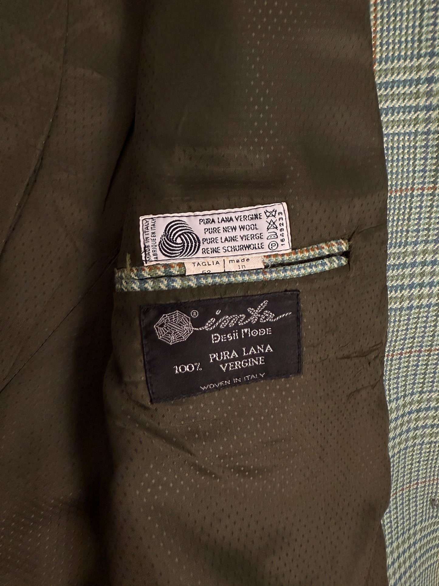 Giacca in pura lana Principe di Galles