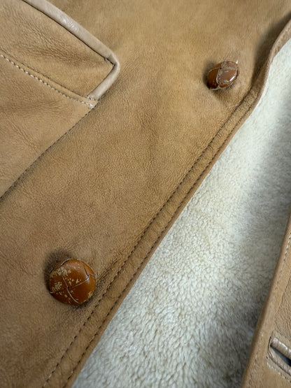 Cappotto Burberrys’ vintage in montone - Made in England