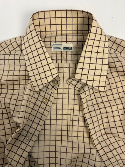 camicia-anni-70-in-cotone-a-quadri-da-uomo-beige-e-marrone