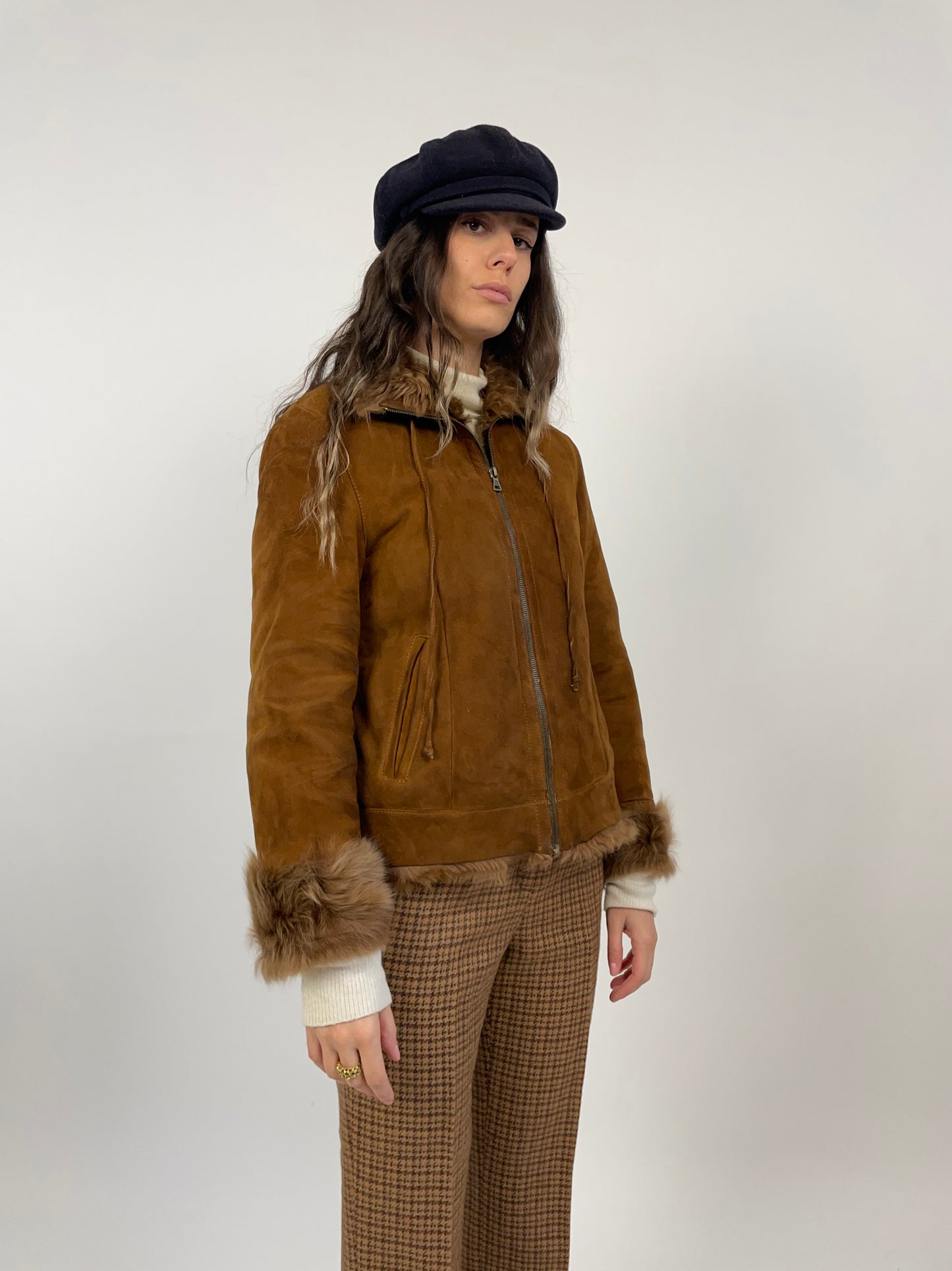 Giacca shearling vintage