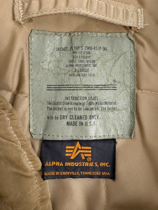 Giacca Alpha Industries CWU-45/P Made in USA